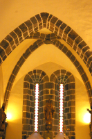 Plafond de l‘église de Vézac